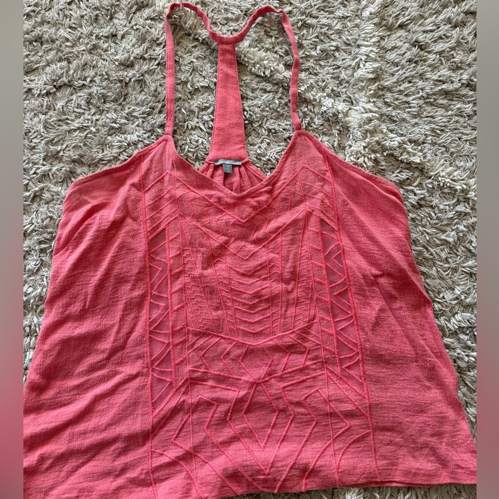 Pink Cropped Going Out Strappy Top